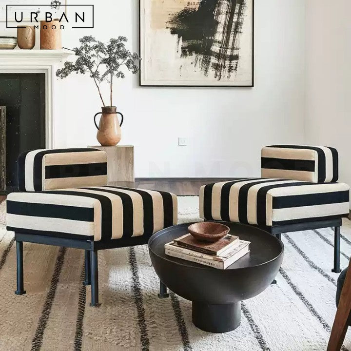 URIBE Modern Fabric Lounge Chair