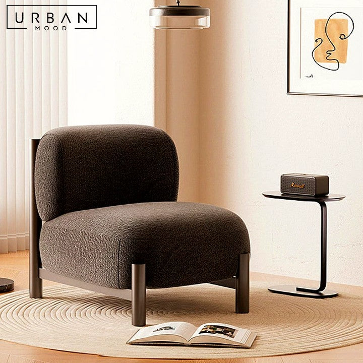 URIBE Modern Fabric Lounge Chair