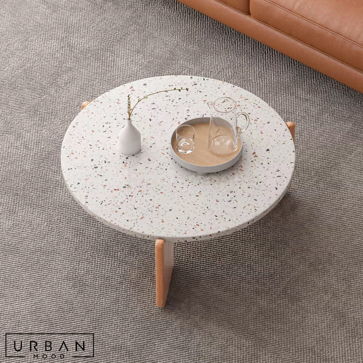 VAIRE Modern Terrazzo Coffee Table