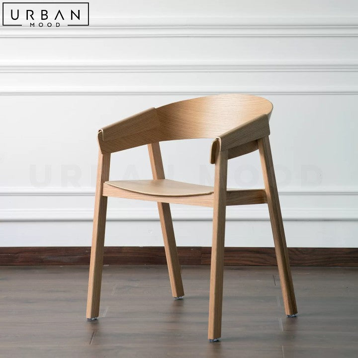 PREMIUM | VALENTINA Scandinavian Solid Wood Dining Chair