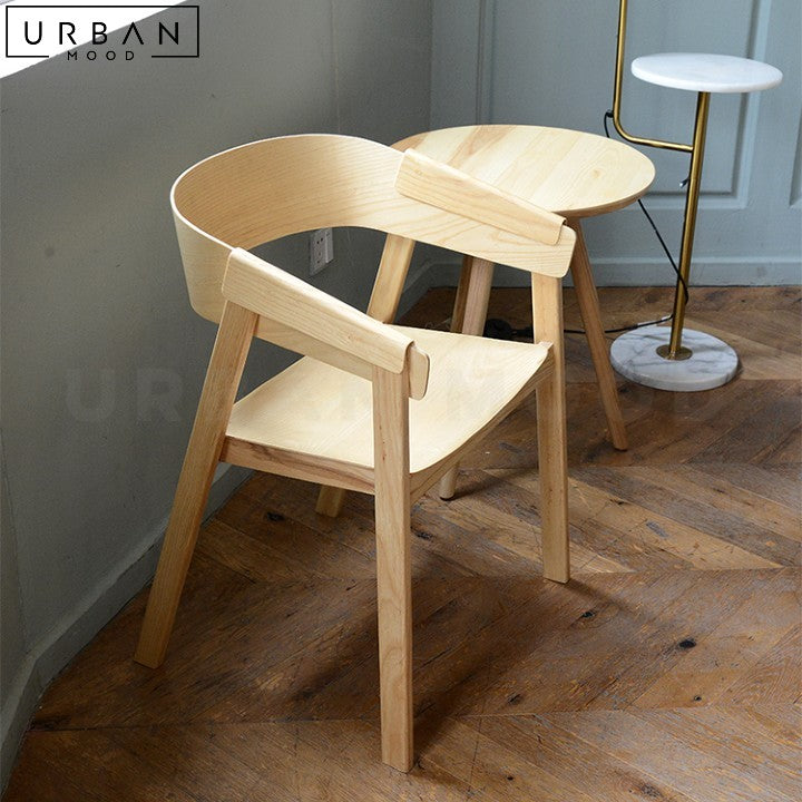 PREMIUM | VALENTINA Scandinavian Solid Wood Dining Chair