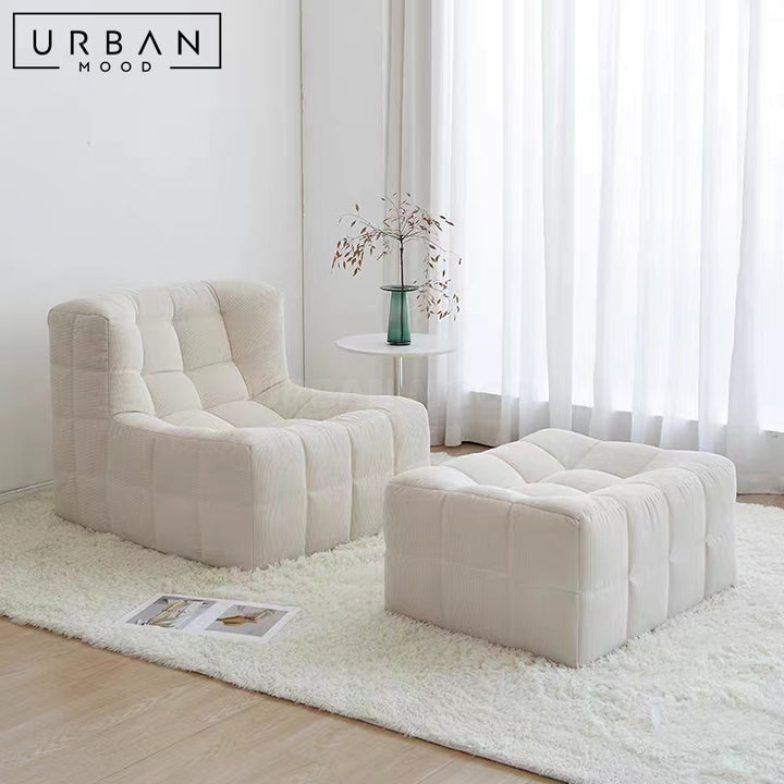 VELOX Modern Boucle Leisure Chair