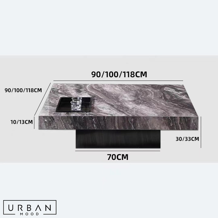 VERIDE Modern Sintered Stone Coffee Table