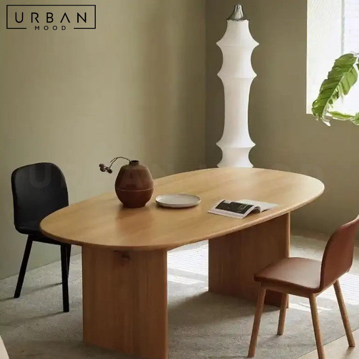 VESEL Modern Solid Wood Dining Table