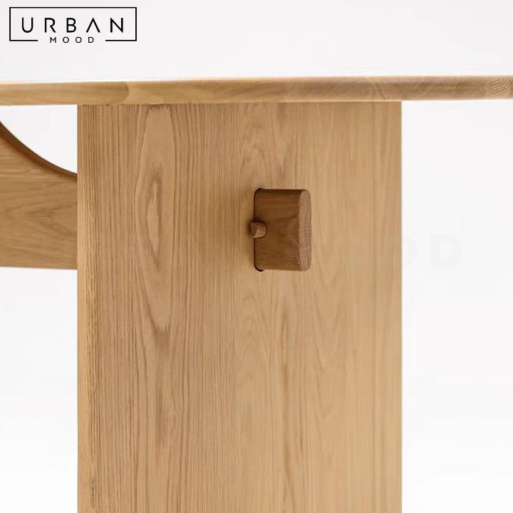 VESEL Modern Solid Wood Dining Table