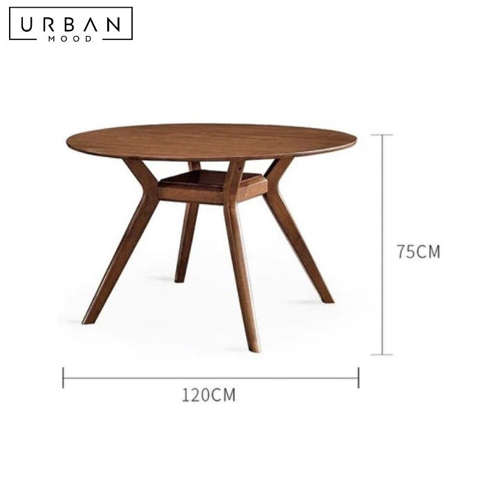 VIVID Solid Wood Dining Table