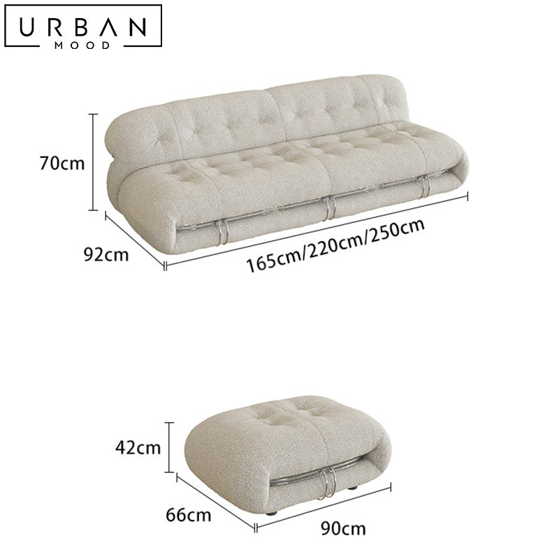VITTO Modern Boucle Sofa