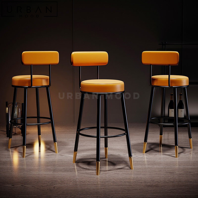 Modern velvet bar online stools