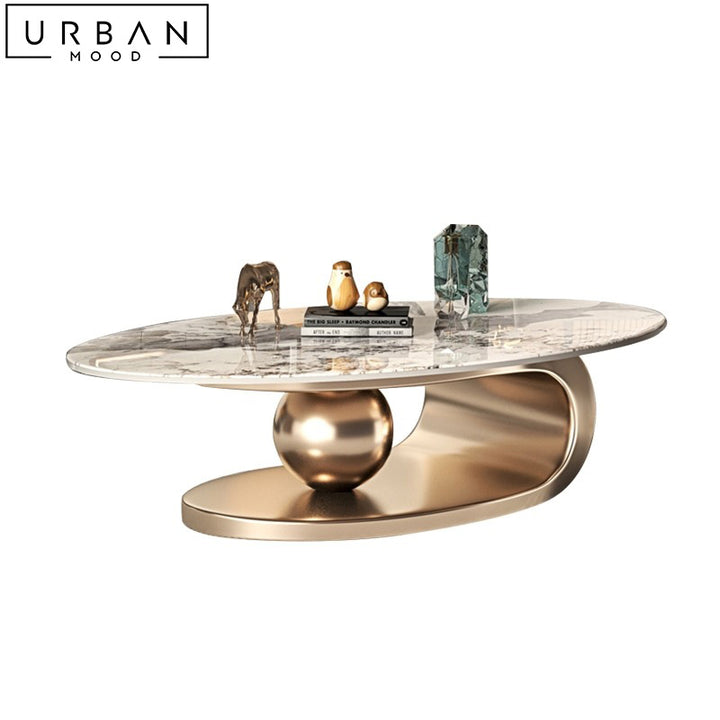 WRIGHT Modern Sintered Stone Coffee Table