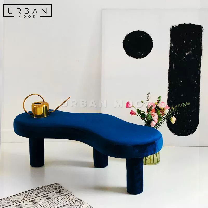 WANDER Modern Velvet Bench