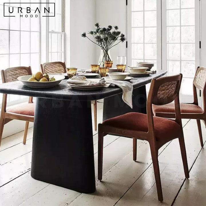 YERA Modern Solid Wood Dining Table