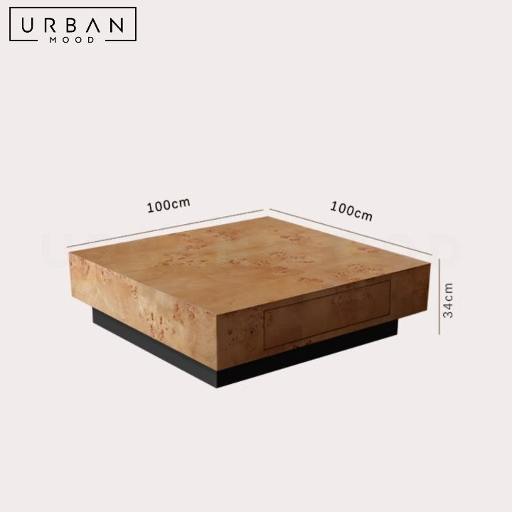 DENKA Wabi Sabi Solid Wood Coffee Table