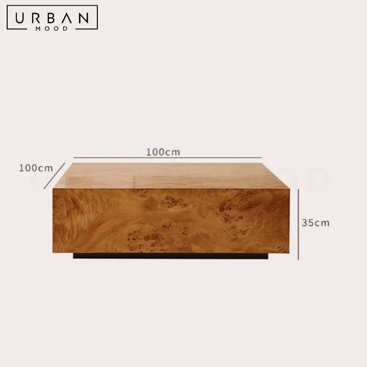DENKA Wabi Sabi Solid Wood Coffee Table