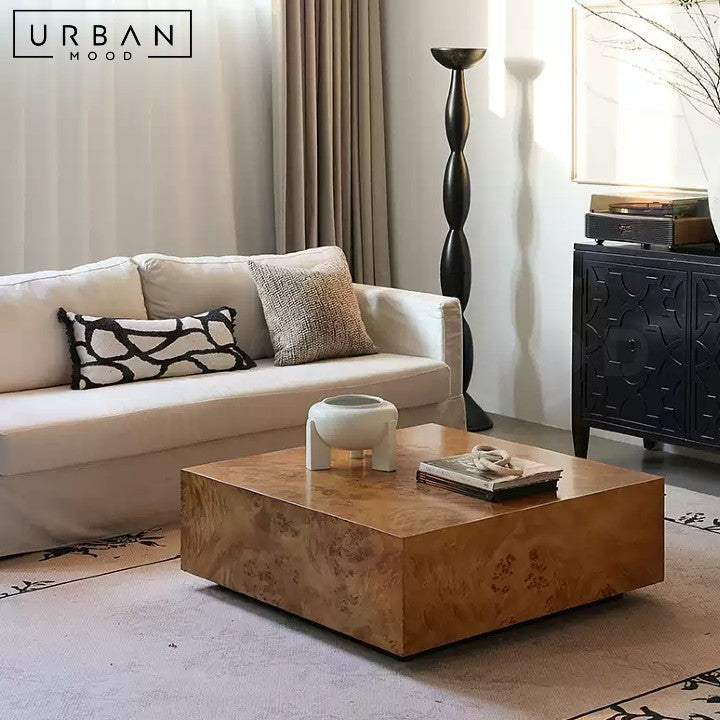 DENKA Wabi Sabi Solid Wood Coffee Table