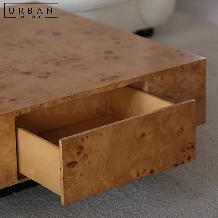 DENKA Wabi Sabi Solid Wood Coffee Table
