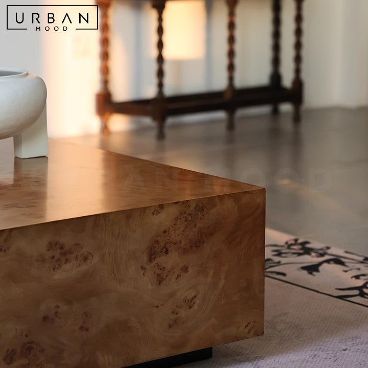 DENKA Wabi Sabi Solid Wood Coffee Table