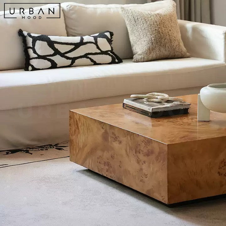 DENKA Wabi Sabi Solid Wood Coffee Table
