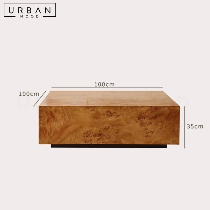 DENKA Wabi Sabi Solid Wood Coffee Table