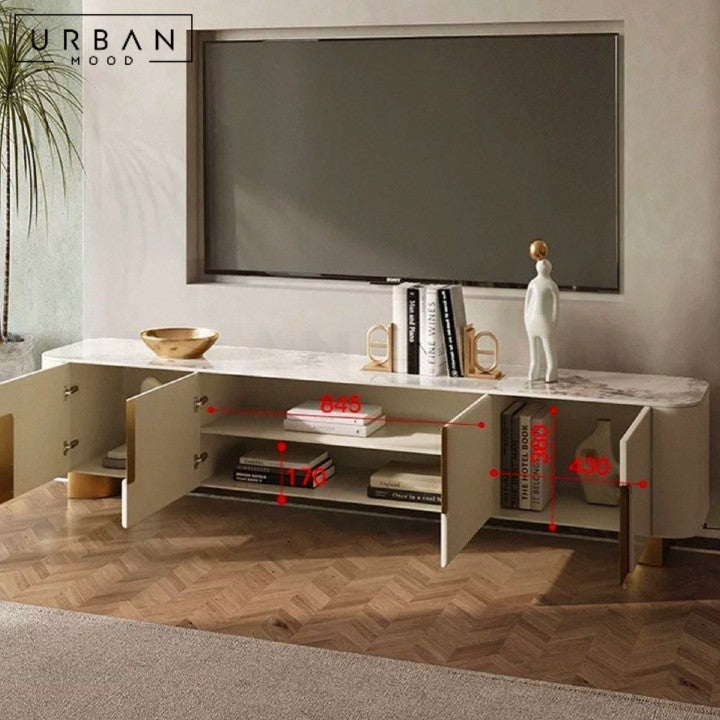 NASSER Modern Sintered Stone TV Console