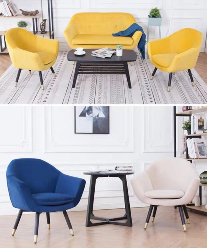 BLANCO Modern Velvet Lounge Chair