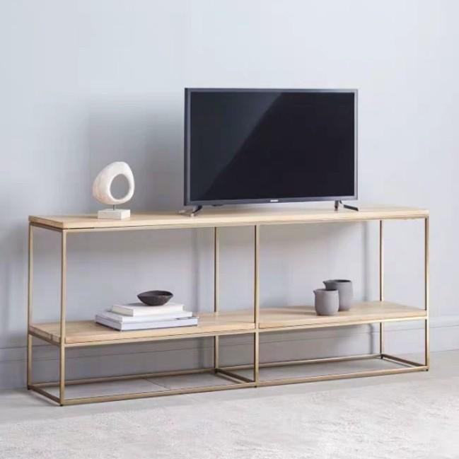 BRUNO Solid Ash Hallway Display Shelf