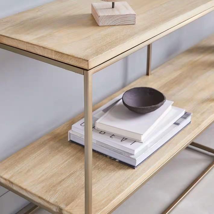 BRUNO Solid Ash Hallway Display Shelf