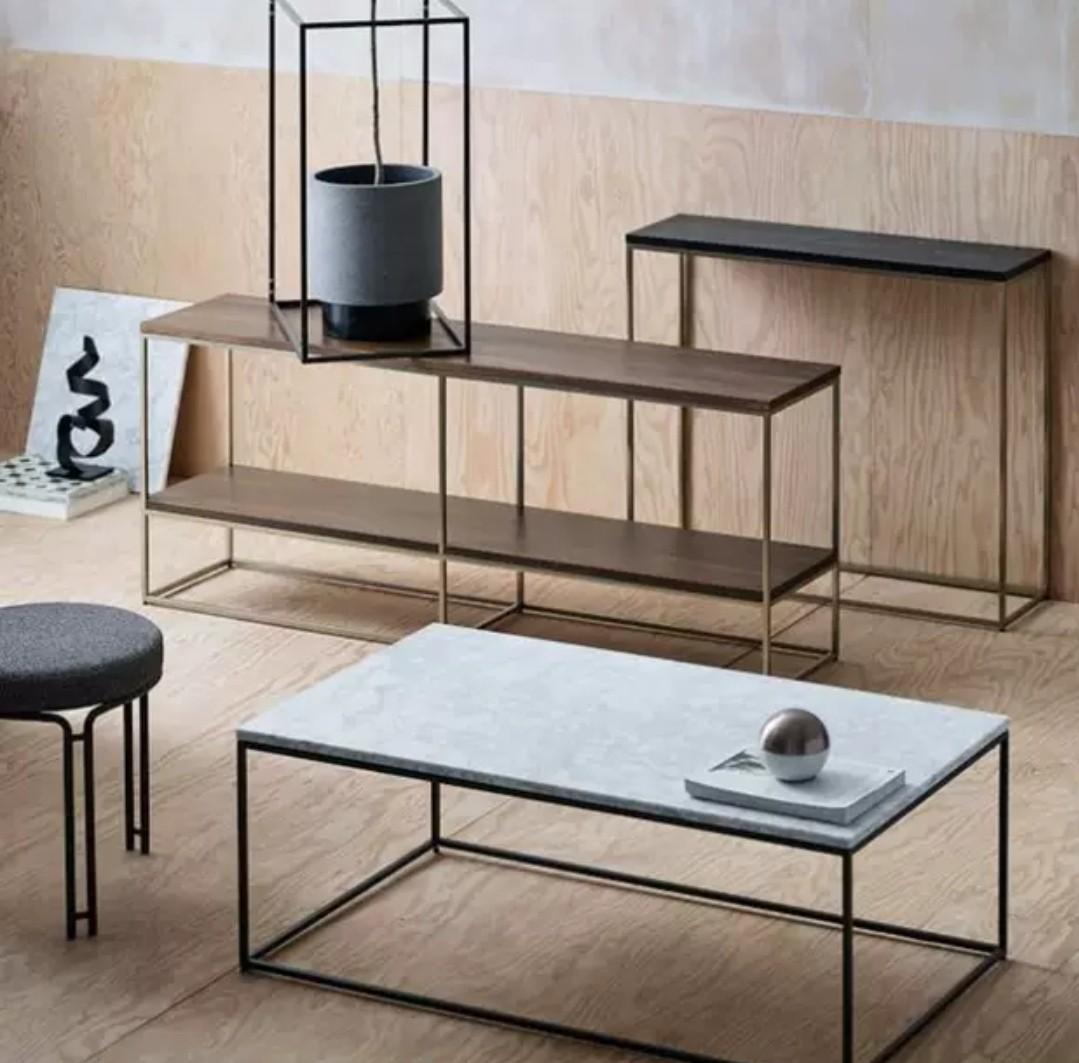 BRUNO Solid Ash Hallway Display Shelf
