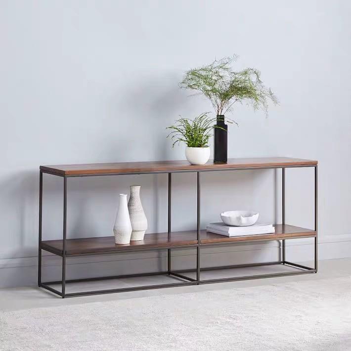 BRUNO Solid Ash Hallway Display Shelf