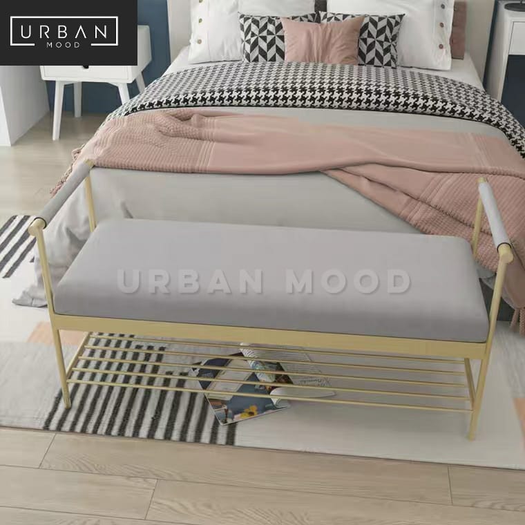 CANNES Modern Entryway Shoe Bench