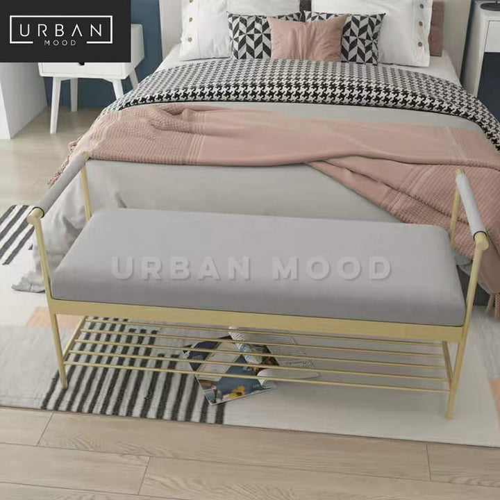 CANNES Modern Entryway Shoe Bench