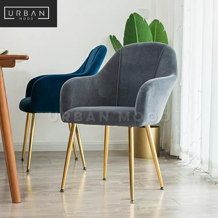 GLENDA Modern Velvet Dining Chair Urban Mood