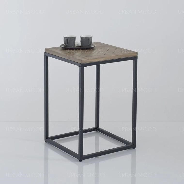 HENDRIX Solid Wood Herringbone Coffee Table