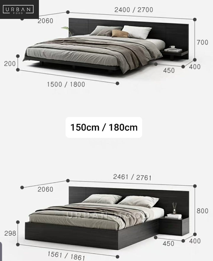 LEVITATE Japanese Platform Bedframe