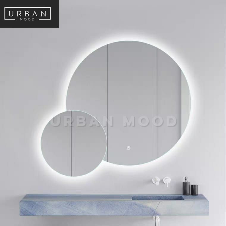 SPOT Modern LED Round Wall Mirror