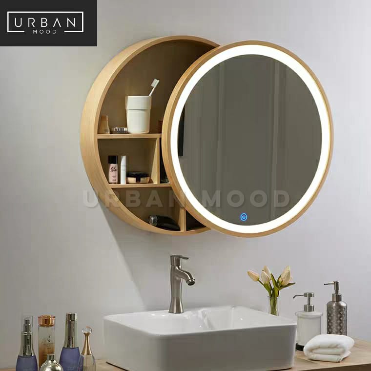 LEDGER Bathroom Mirror Cabinet Mood