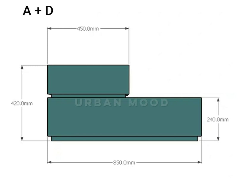 DYNA Modern Modular Bedside Table