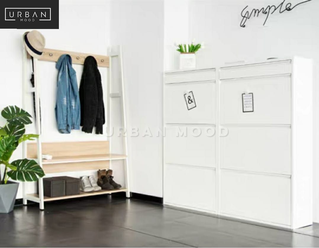 JAKE Scandinavian Entryway Shoe Bench