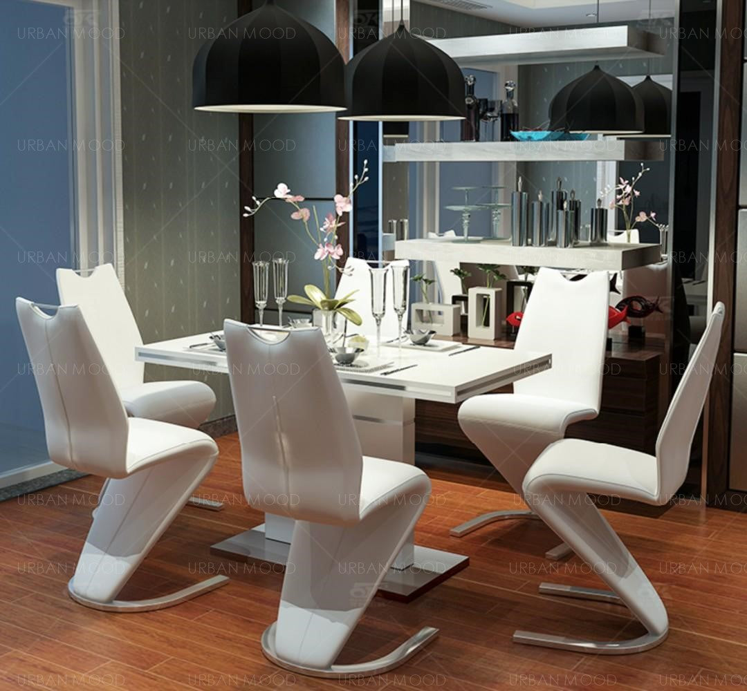 LOUVRE Mermaid Leather Dining Chair