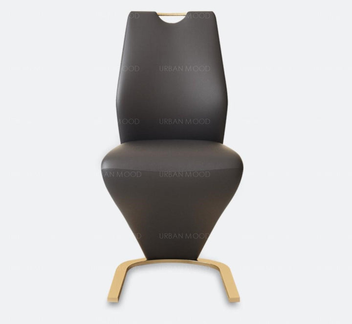 LOUVRE Mermaid Leather Dining Chair