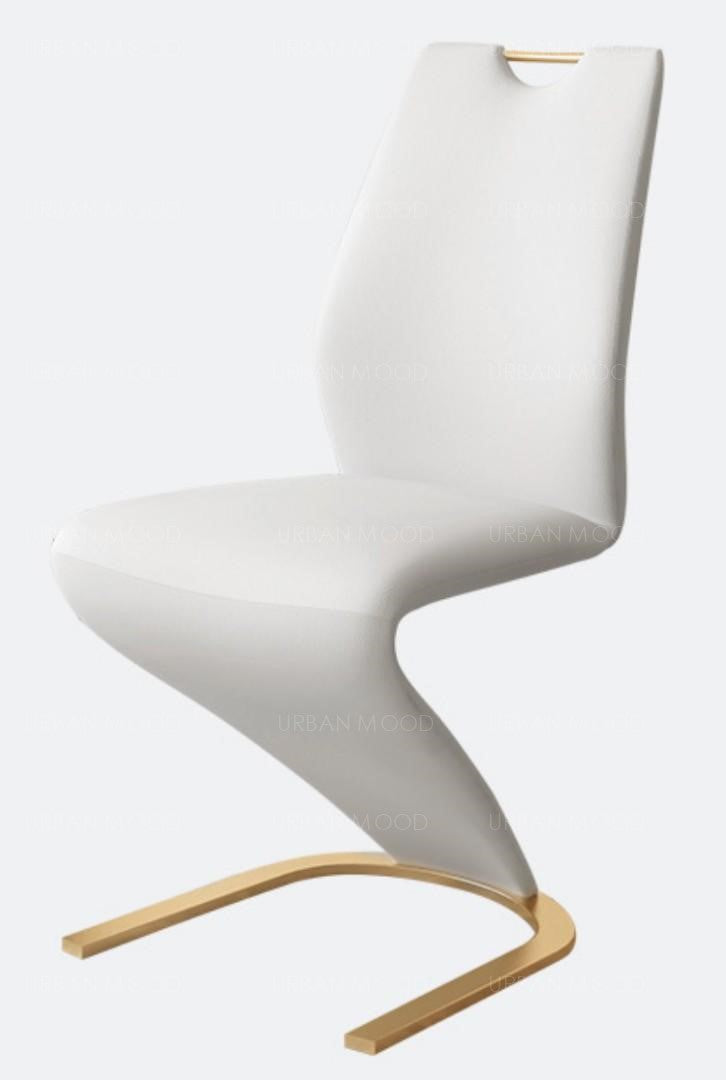 LOUVRE Mermaid Leather Dining Chair