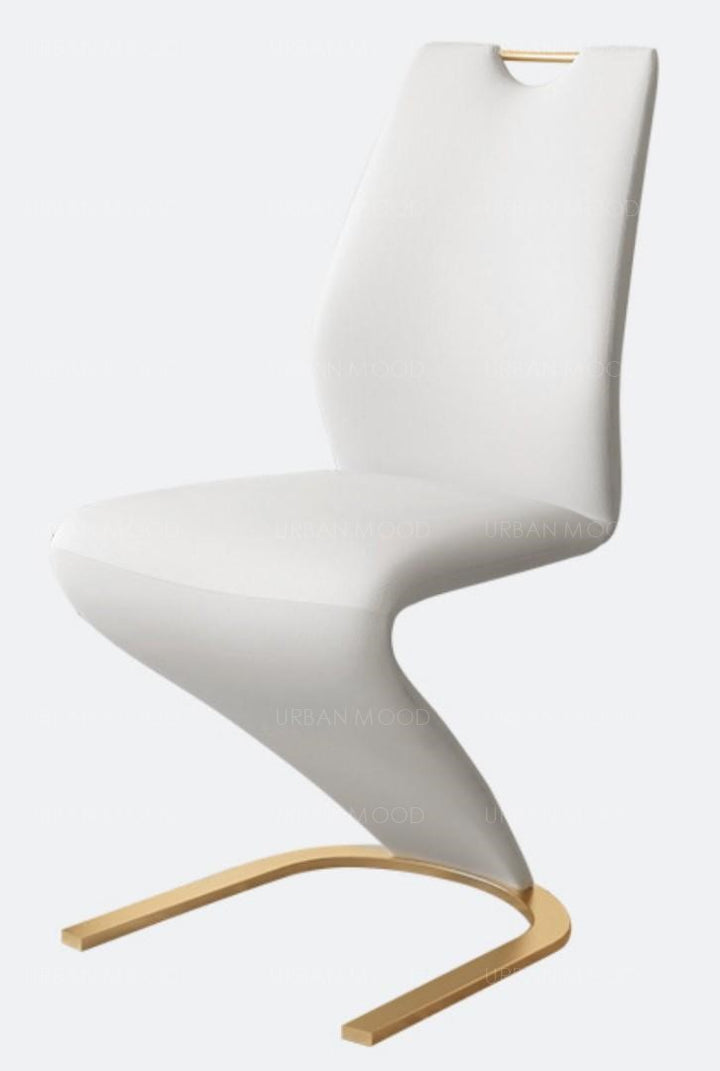 LOUVRE Mermaid Leather Dining Chair