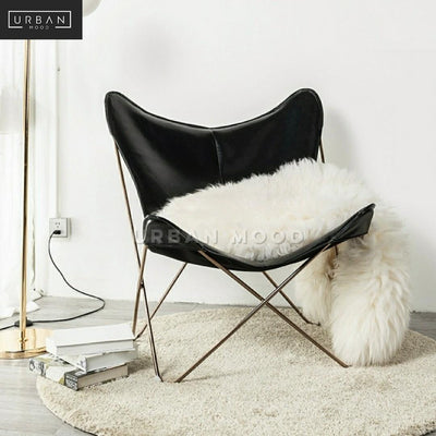 LYCAN Modern Leather Lounge Chair