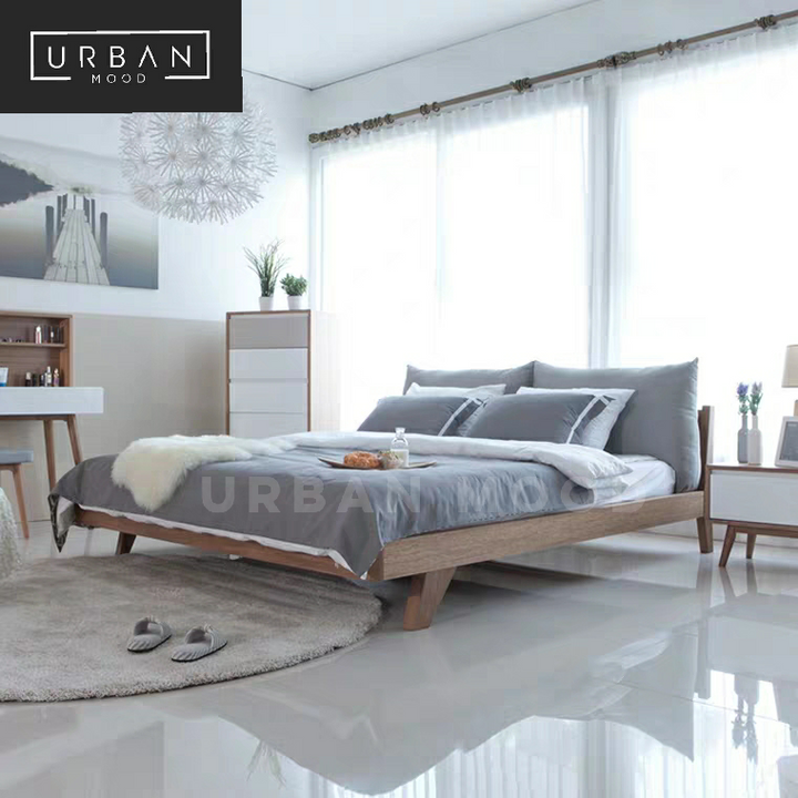 SALEM Scandinavian Solid Wood Bedframe