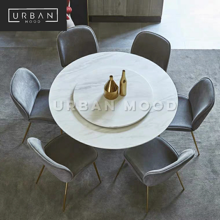 JEWEL Modern Marble Round Dining Table