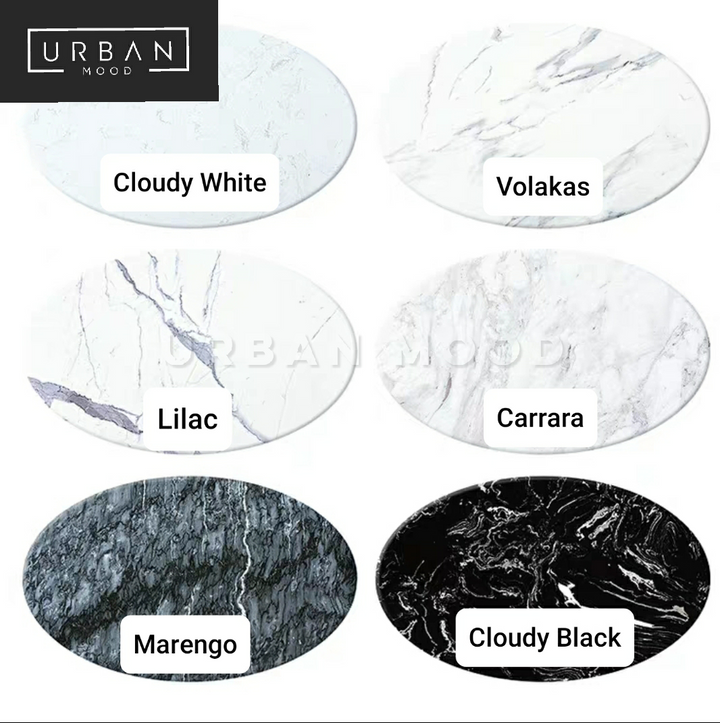 CLOVIS Minimalist Marble TV Console