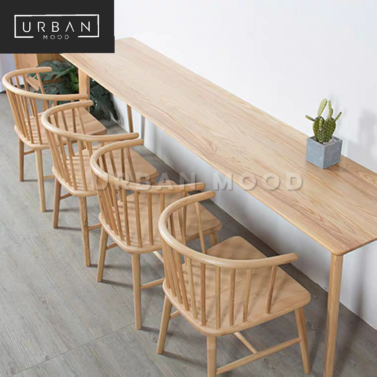KURT Scandinavian Slim Dining Table Urban Mood