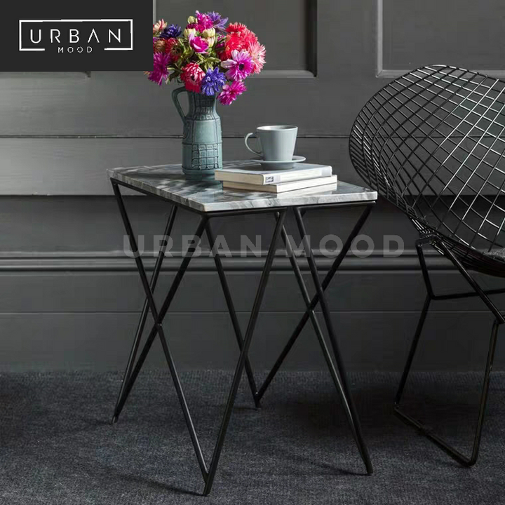CAVIER Minimalist Marble Side Table