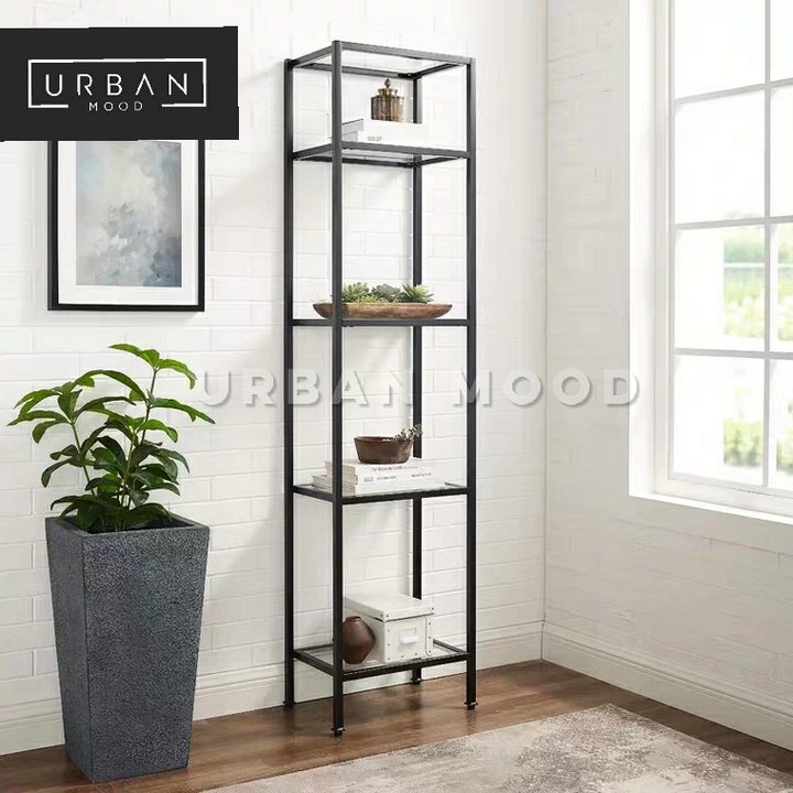 RISE Minimalist Glass Display Shelf