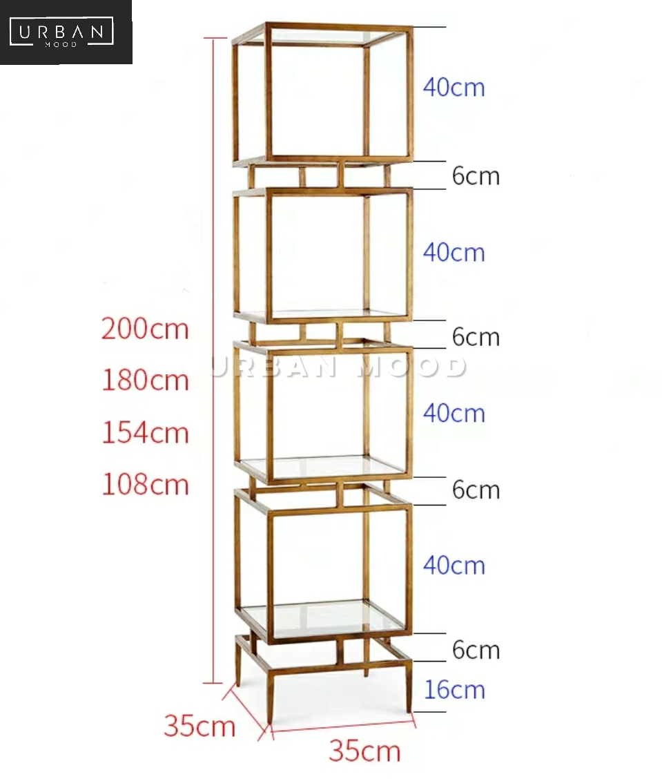 RISE Minimalist Glass Display Shelf