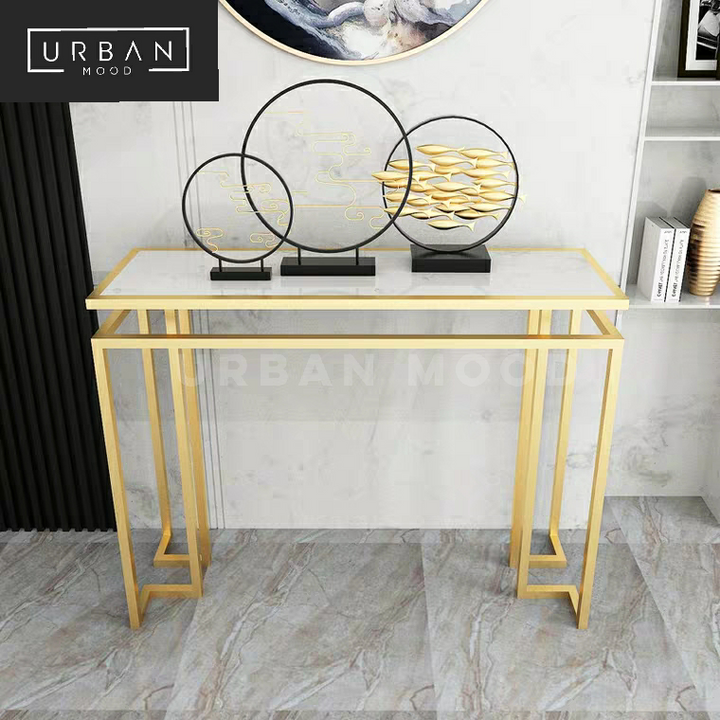 SOLEIL Classic Marble Hallway Console